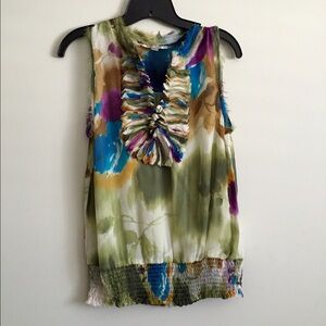 Blue Velvet chic top